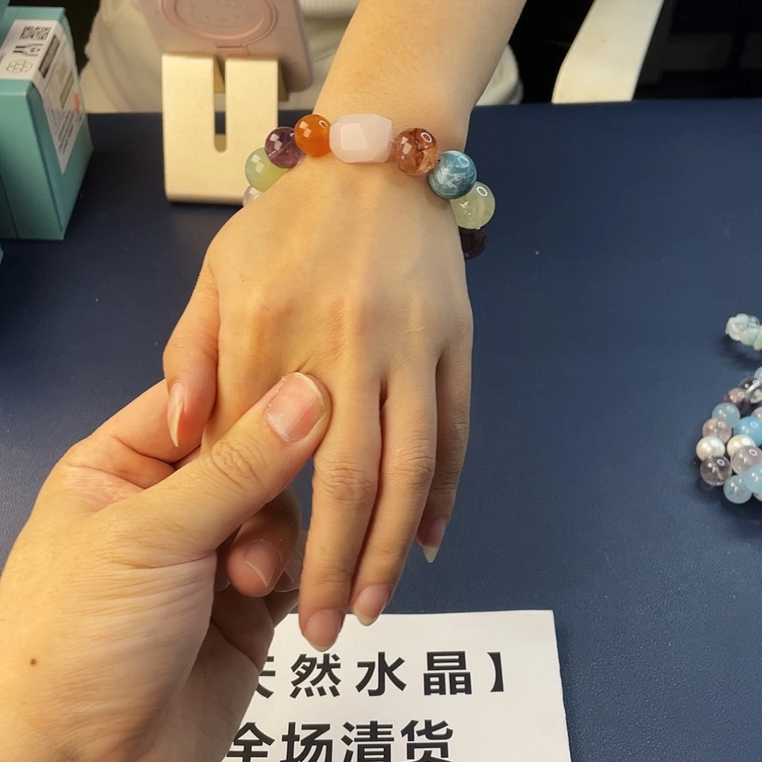 银S925镶嵌水晶手链