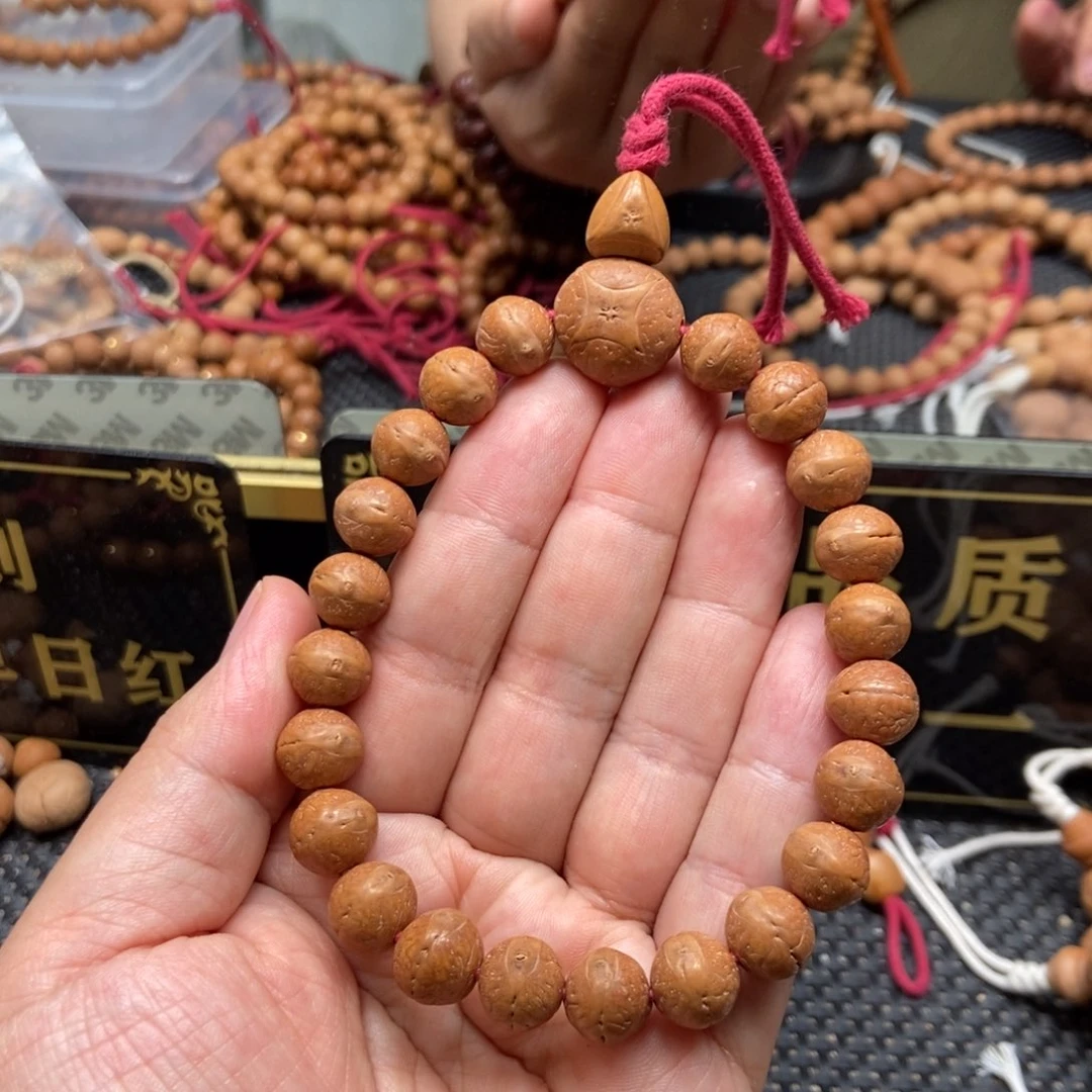 凤眼菩提吊坠11实心手串