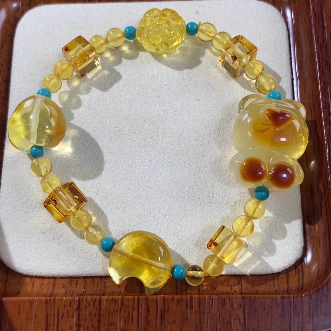 【闪购商品】未镶嵌琥珀裸石定制