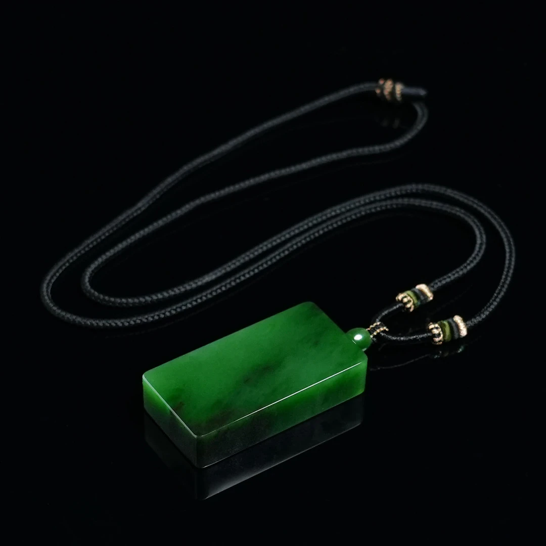 V姐|传承|玉承|俄七矿聚红皮六刀无事牌 48*26*11mm-HL101646