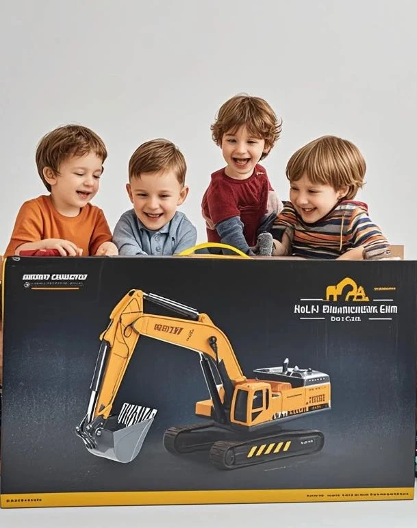 【涛哥专属】合金工程车礼盒装六一儿童玩具车合金车礼盒装男孩玩具