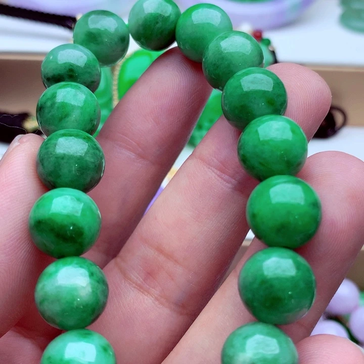 翡翠未镶嵌手链手串