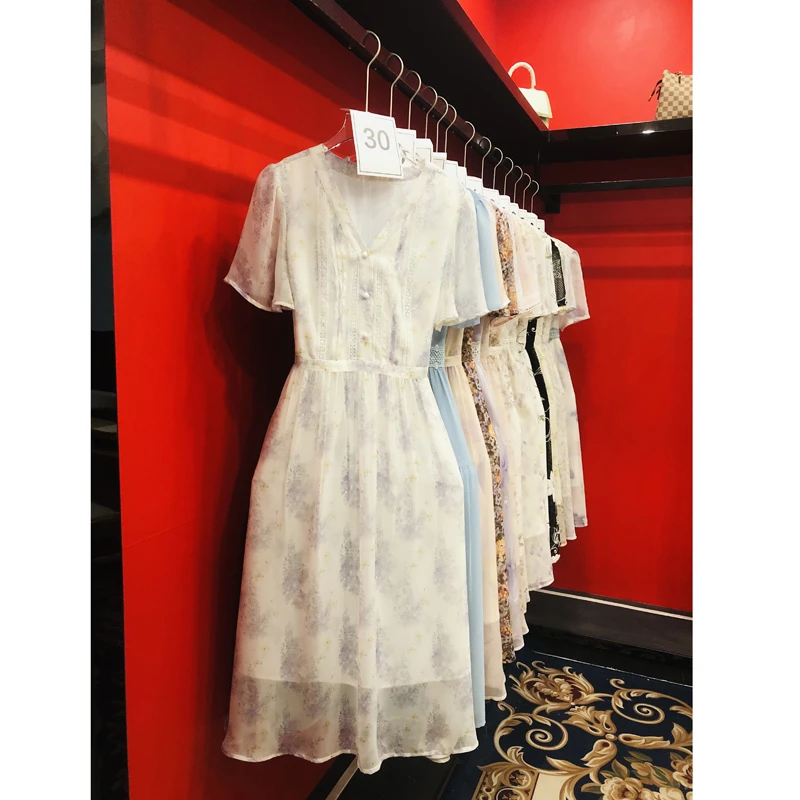 522法式仙女碎花显瘦减龄夏季连衣裙气质轻奢长款时尚优雅裙子