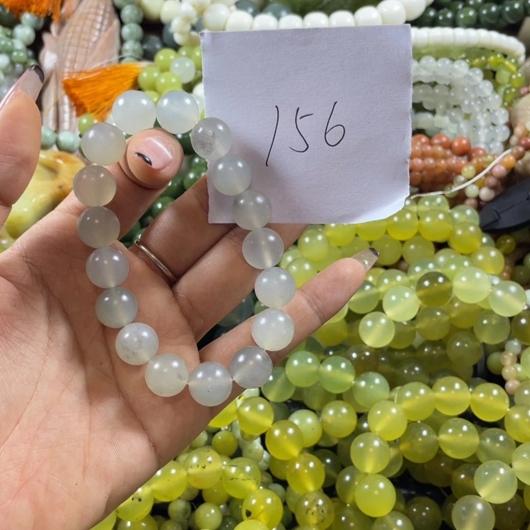 未镶嵌蛇纹石玉手串