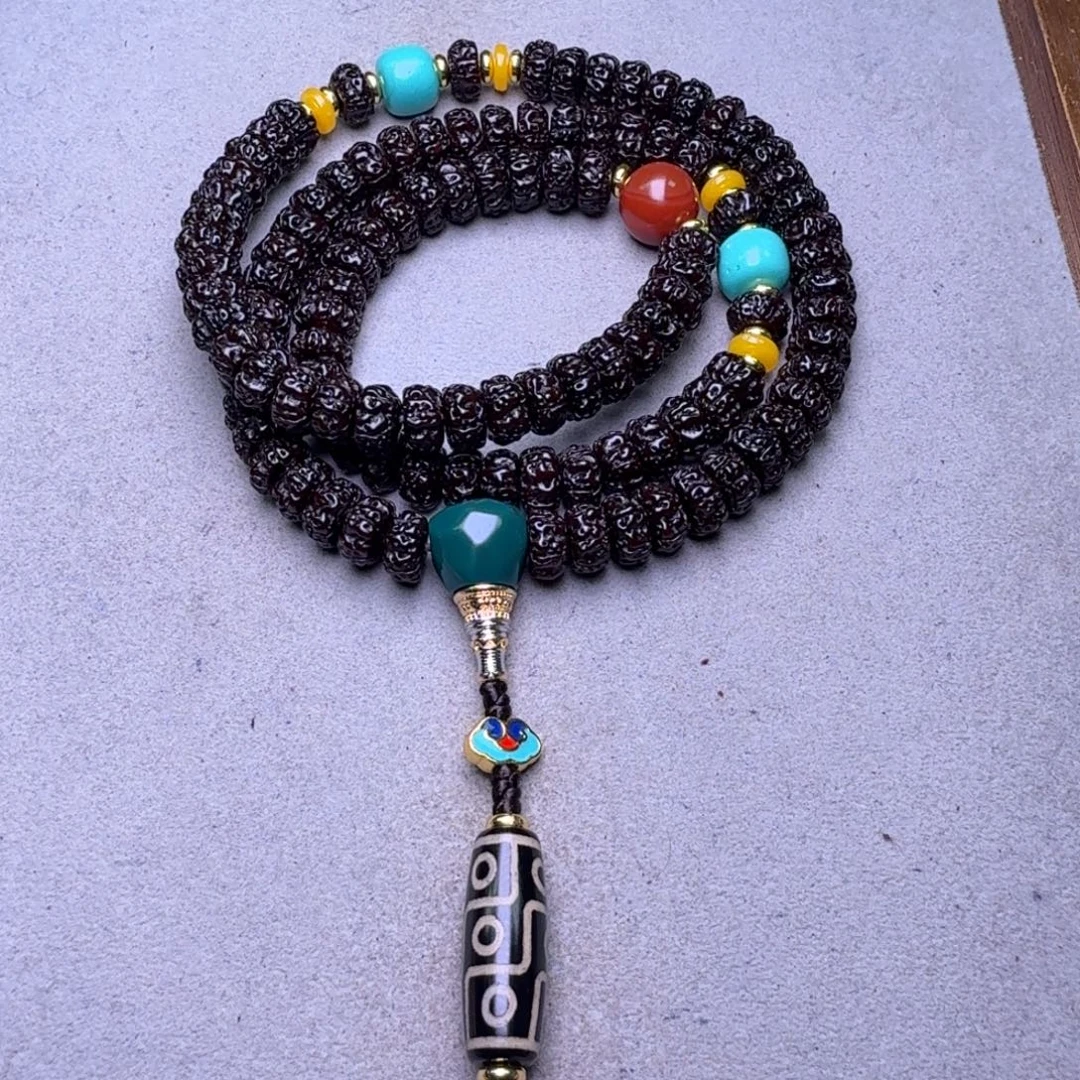 吊坠金刚菩提黑金108