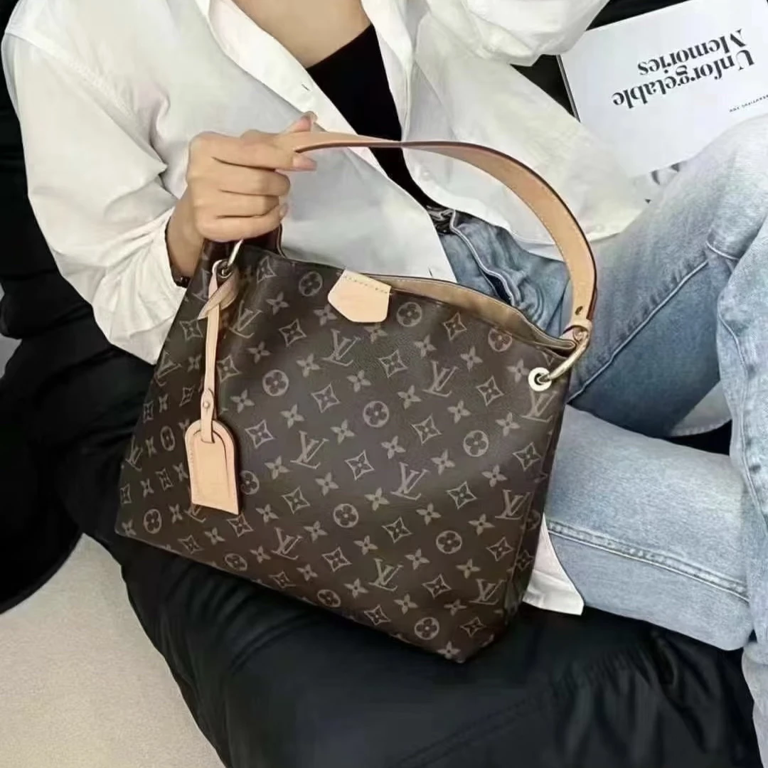 95新 LouisVuitton/路易威登 LV老花Gf中号972202