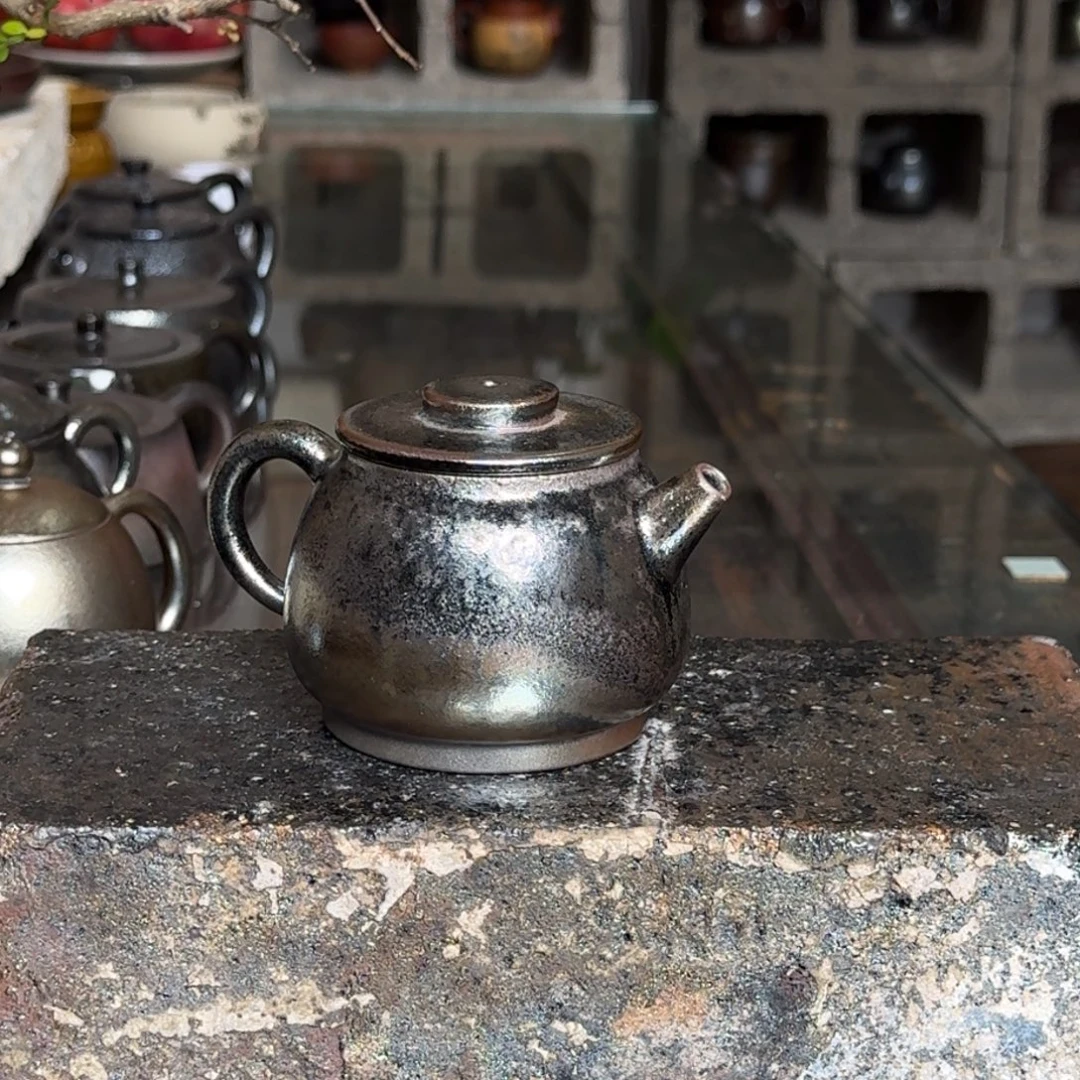 建水紫陶紫泥柴烧茶具