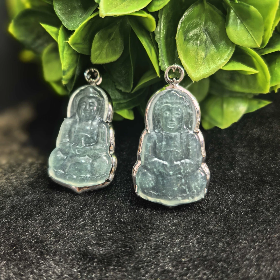 江德洋珠宝AT5462翡翠A货观音吊坠-配链/绳-多样性发货只发一件