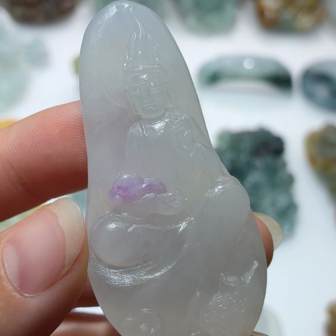 定制翡翠未镶嵌毛货