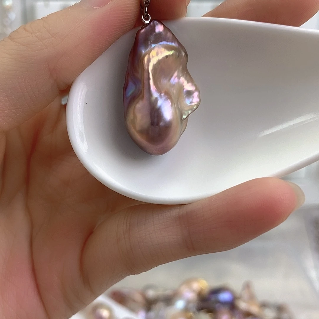 淡水珍珠未镶嵌吊坠(赠链)$***H