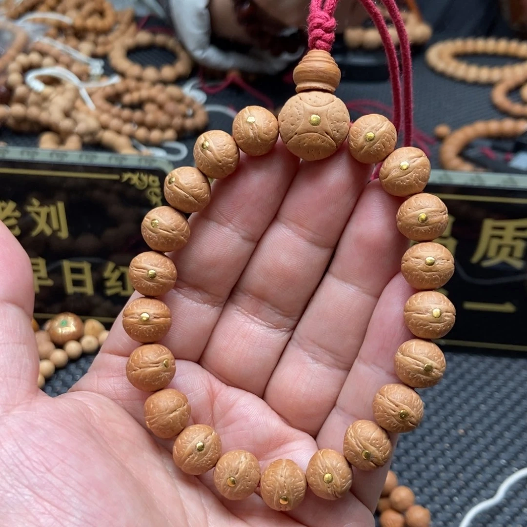 凤眼菩提手串11.5金钉手串