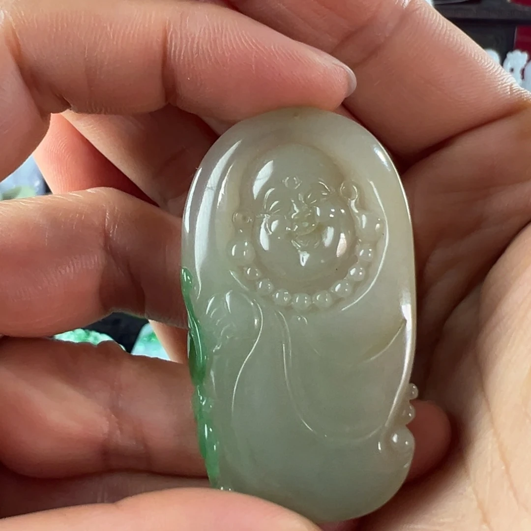 翡翠未镶嵌手镯天然翡翠挂件