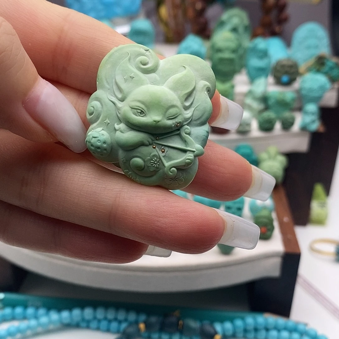 未镶嵌绿松石饰品