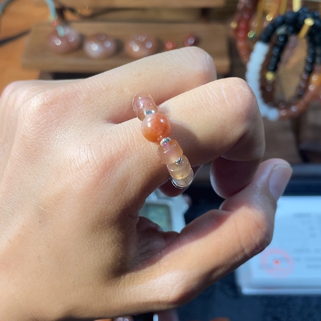 南红玛瑙未镶嵌无裂南红戒指