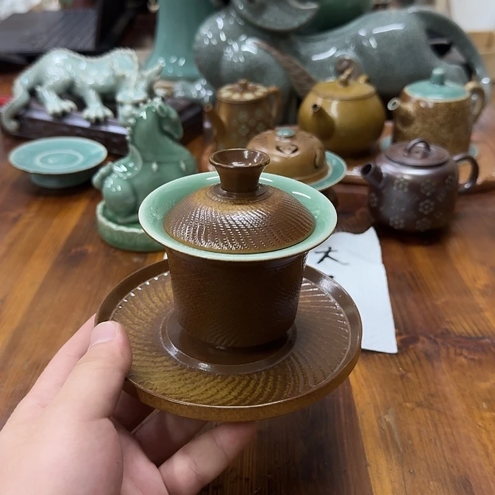 阿***拉小仲青瓷茶器微瑕2510