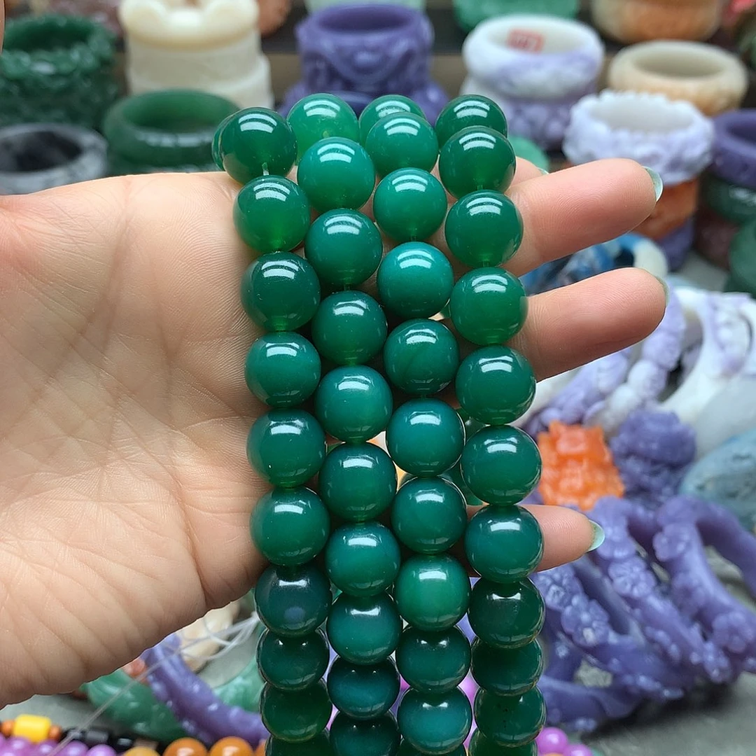 毛衣链未镶嵌石英质玉