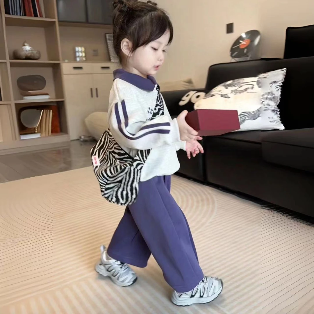 女童运动套装洋气两件套新版韩版休闲两件套2025爆款