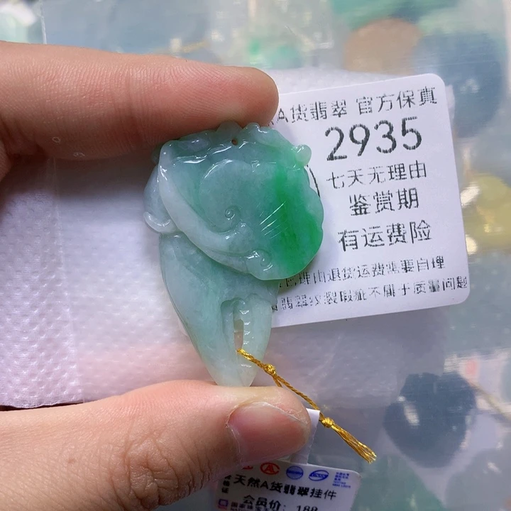 翡翠未镶嵌颈饰生****我翡翠