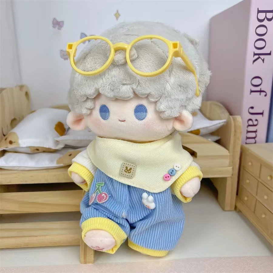 10cm娃衣棉花娃娃衣服超萌可爱爬爬服连体睡衣玩偶衣服十厘米娃衣