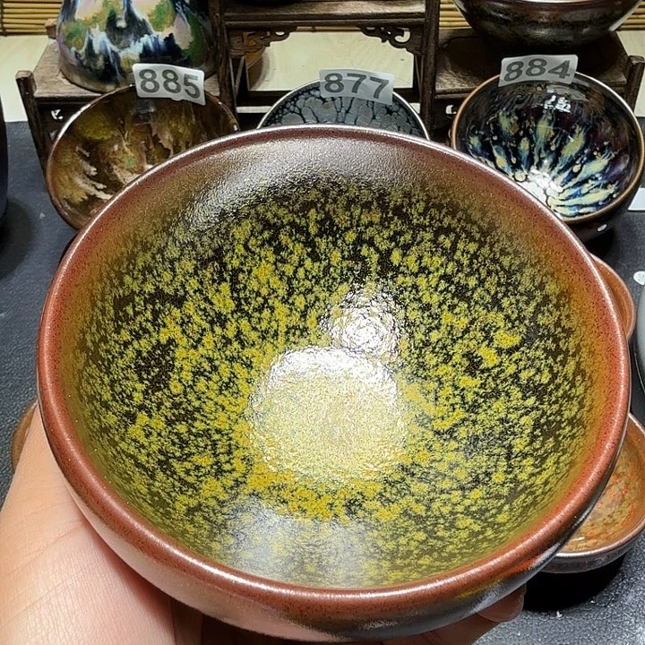 茶盏建盏主人杯盖等着