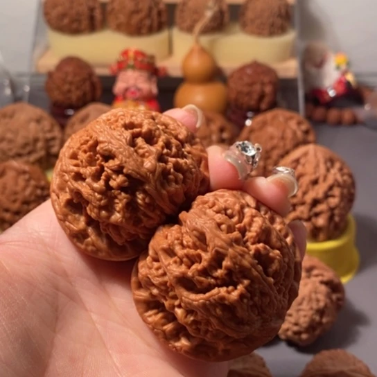 文玩核桃吊坠48➕粗金