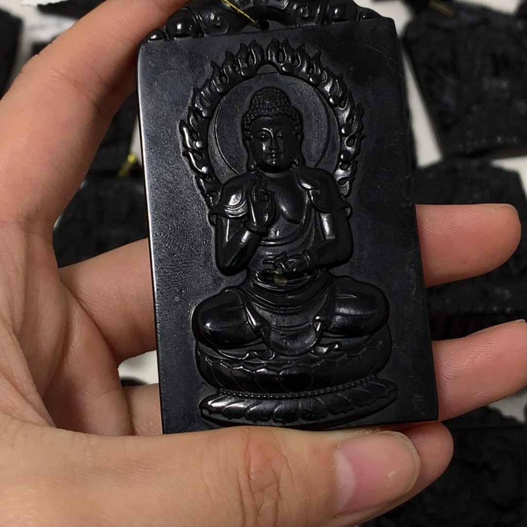 天然a货钢琴黑挂件