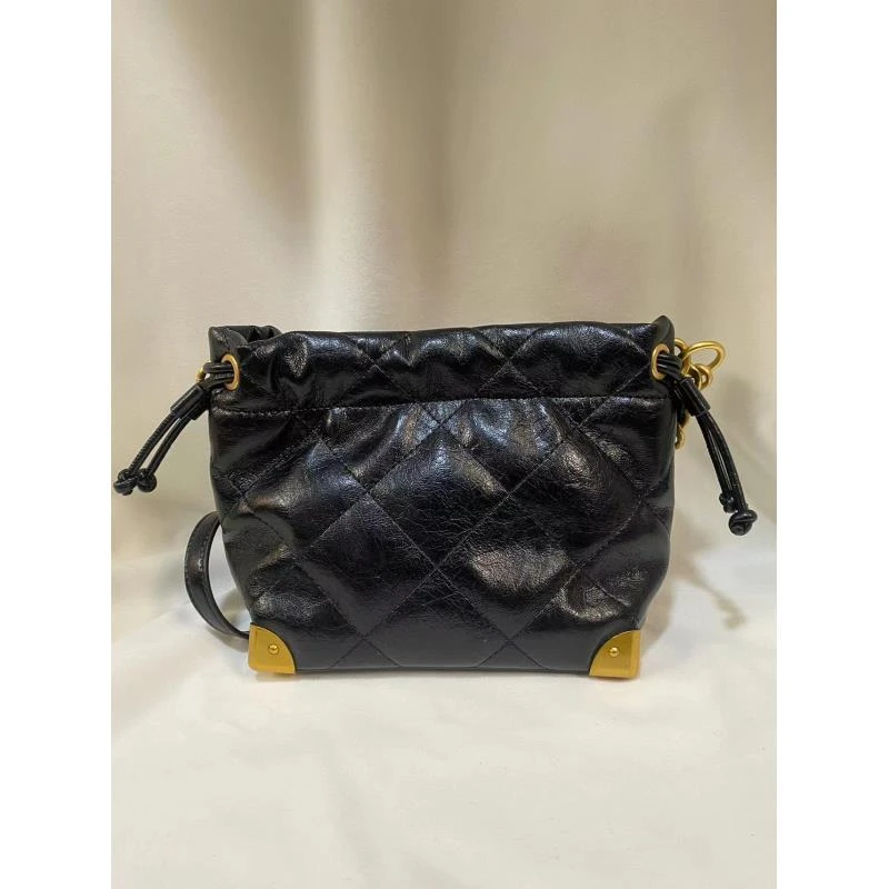 Laugh Queen手工打造真皮女士新款包0324黑色19cm小托特