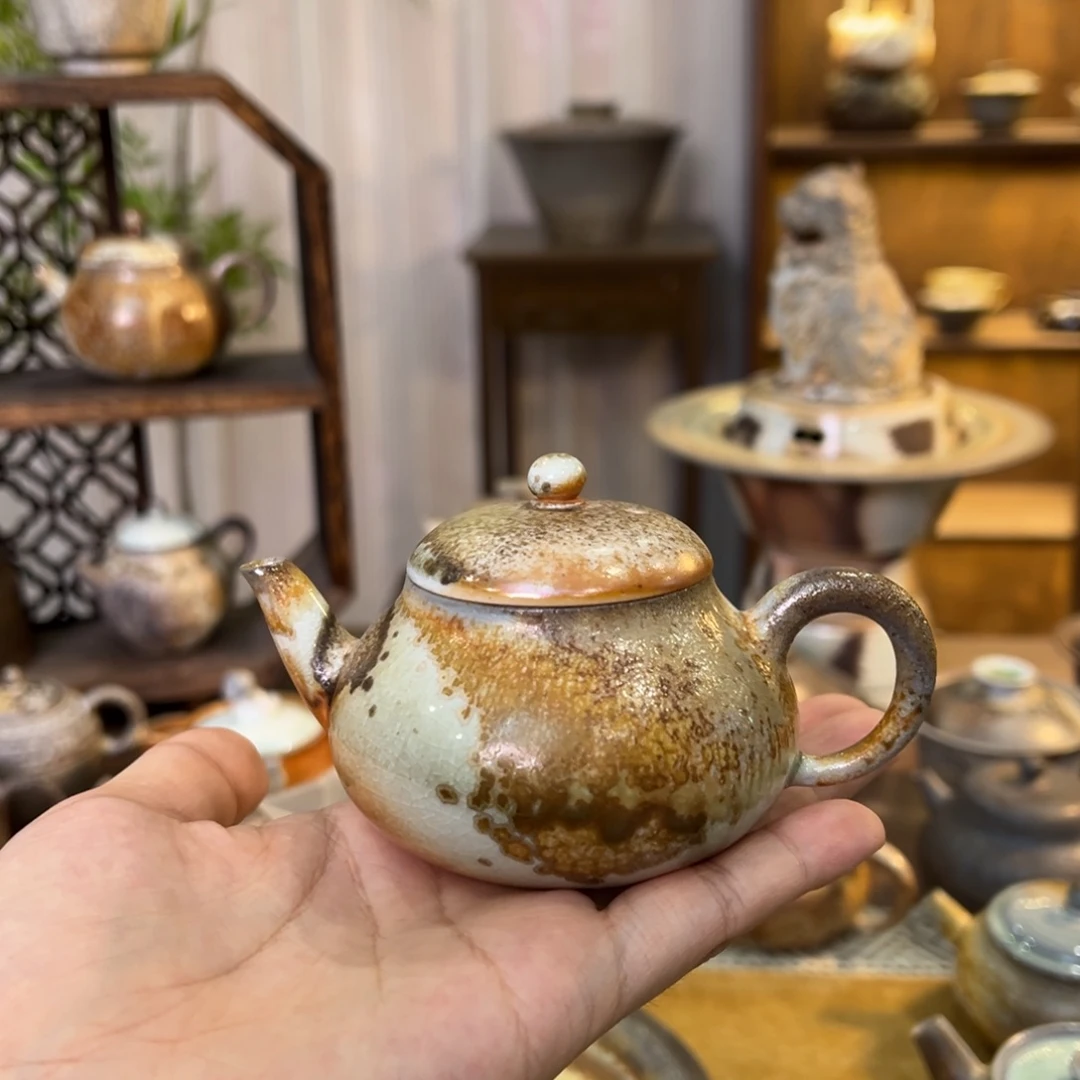 不染柴烧精品福利壶