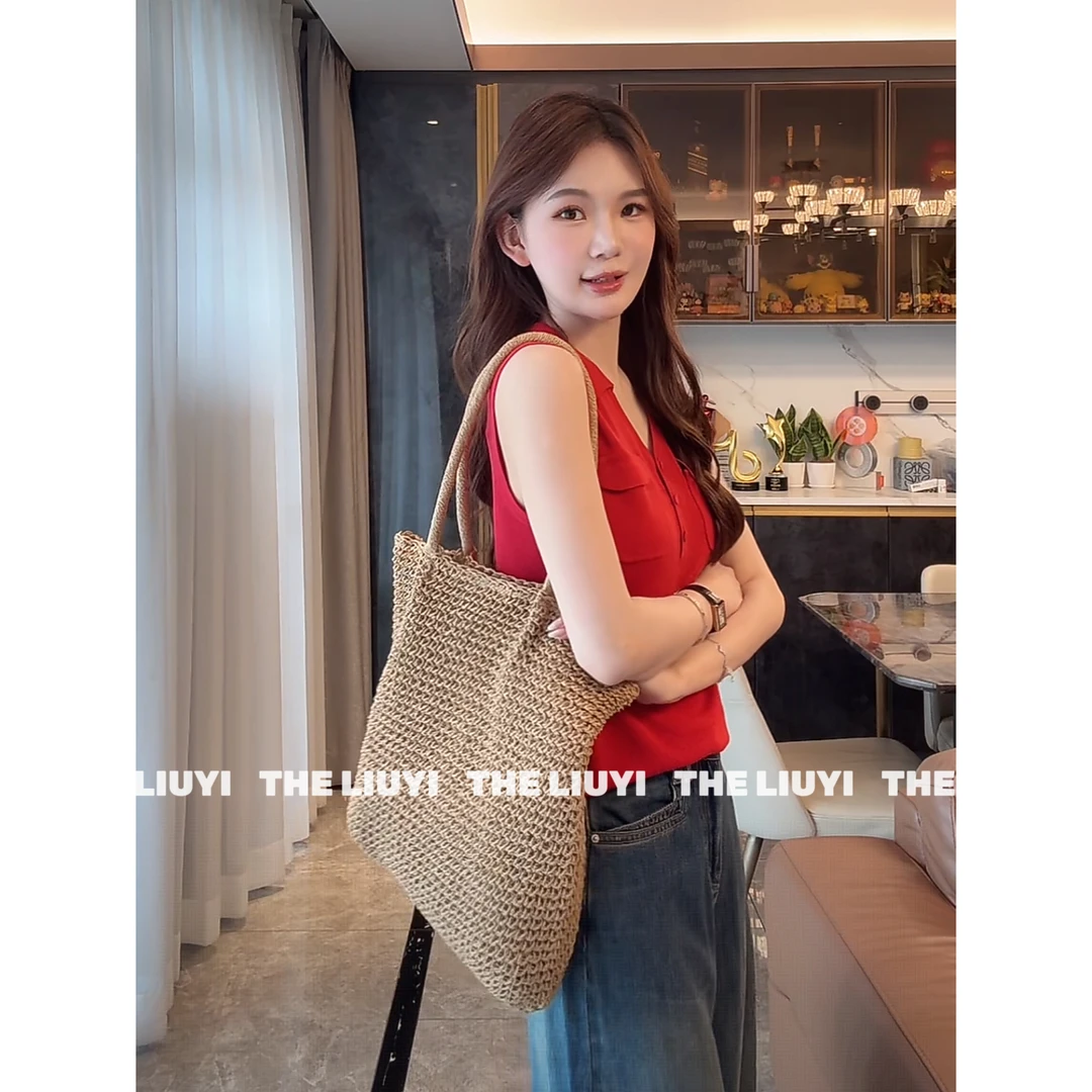 【LIUYI】新款草编时尚大容量包包2707