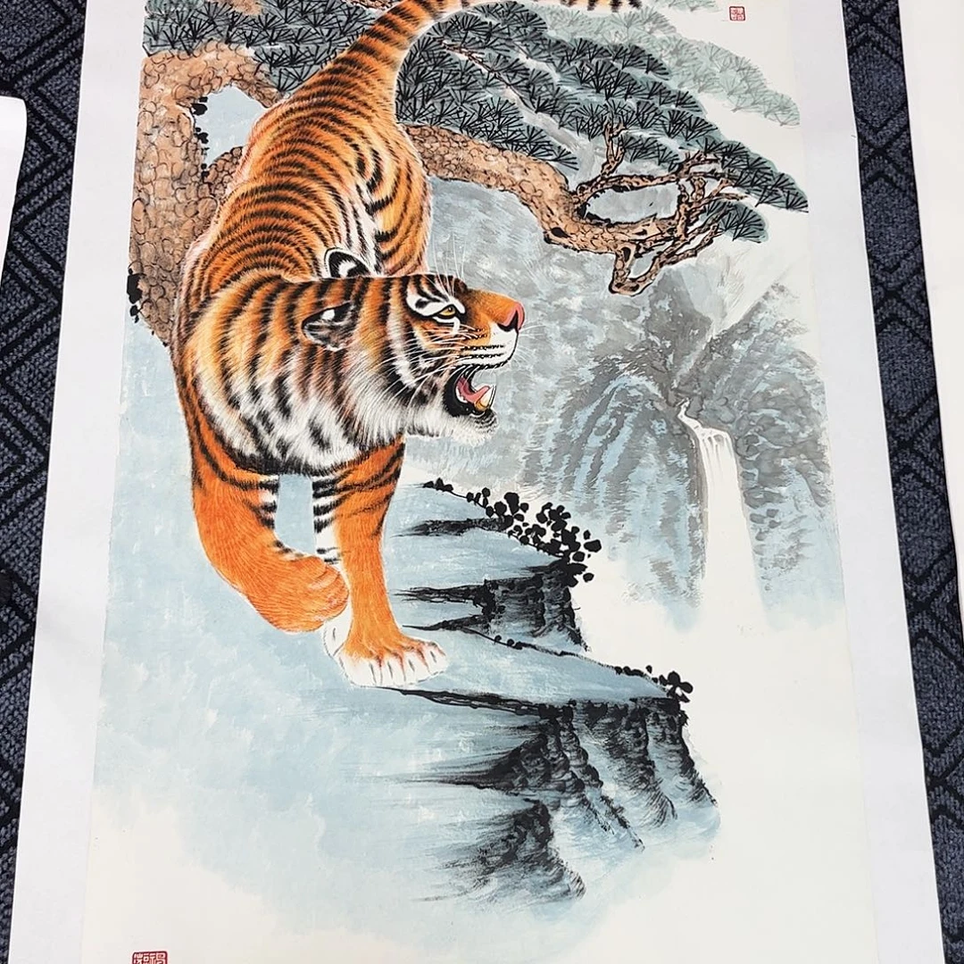 《***》国画贾永思老师四尺花鸟奇