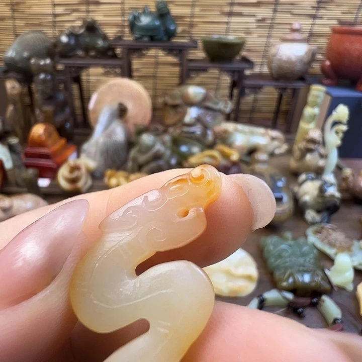 風****和田玉（糖玉）未镶嵌挂件