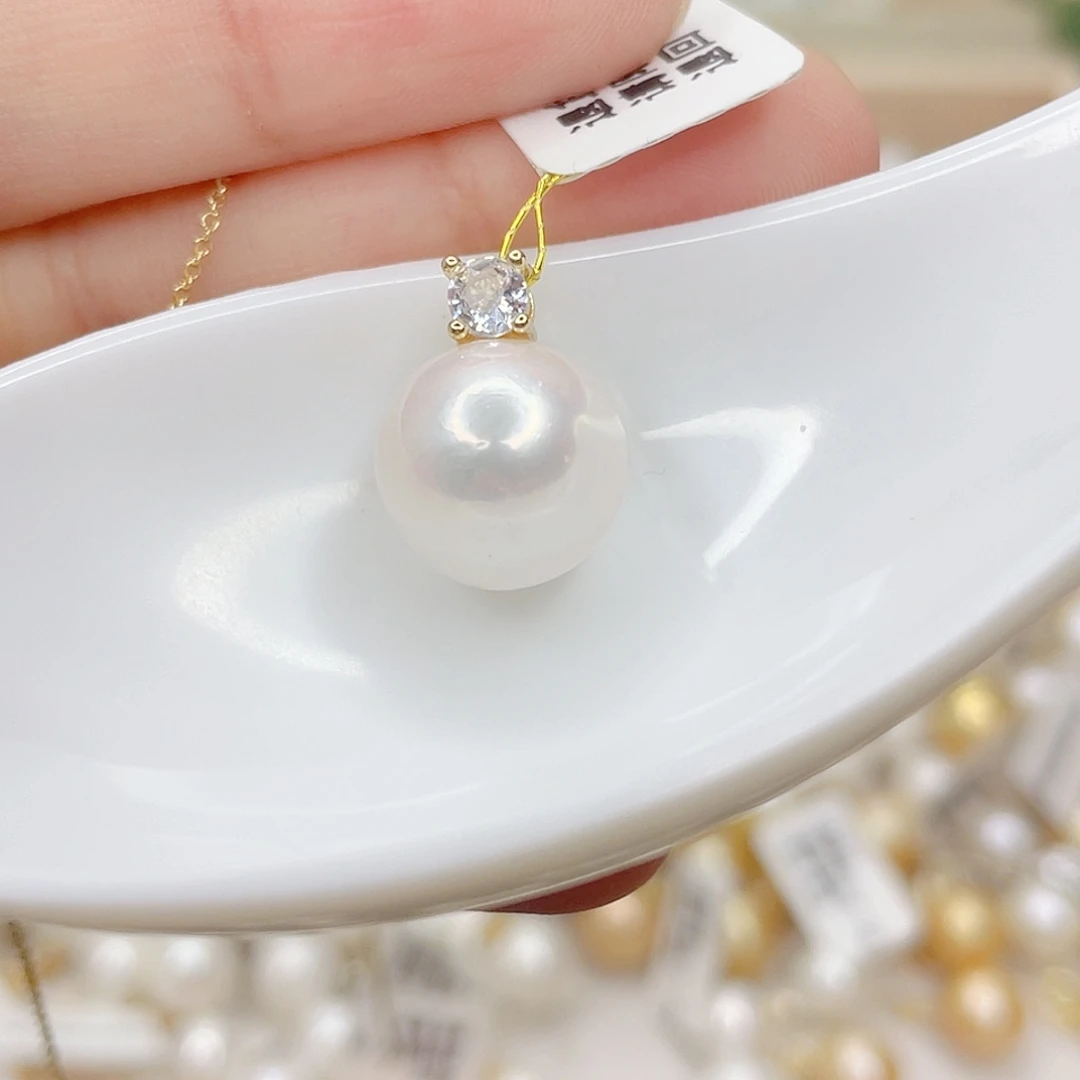 淡水珍珠未镶嵌吊坠(赠链)