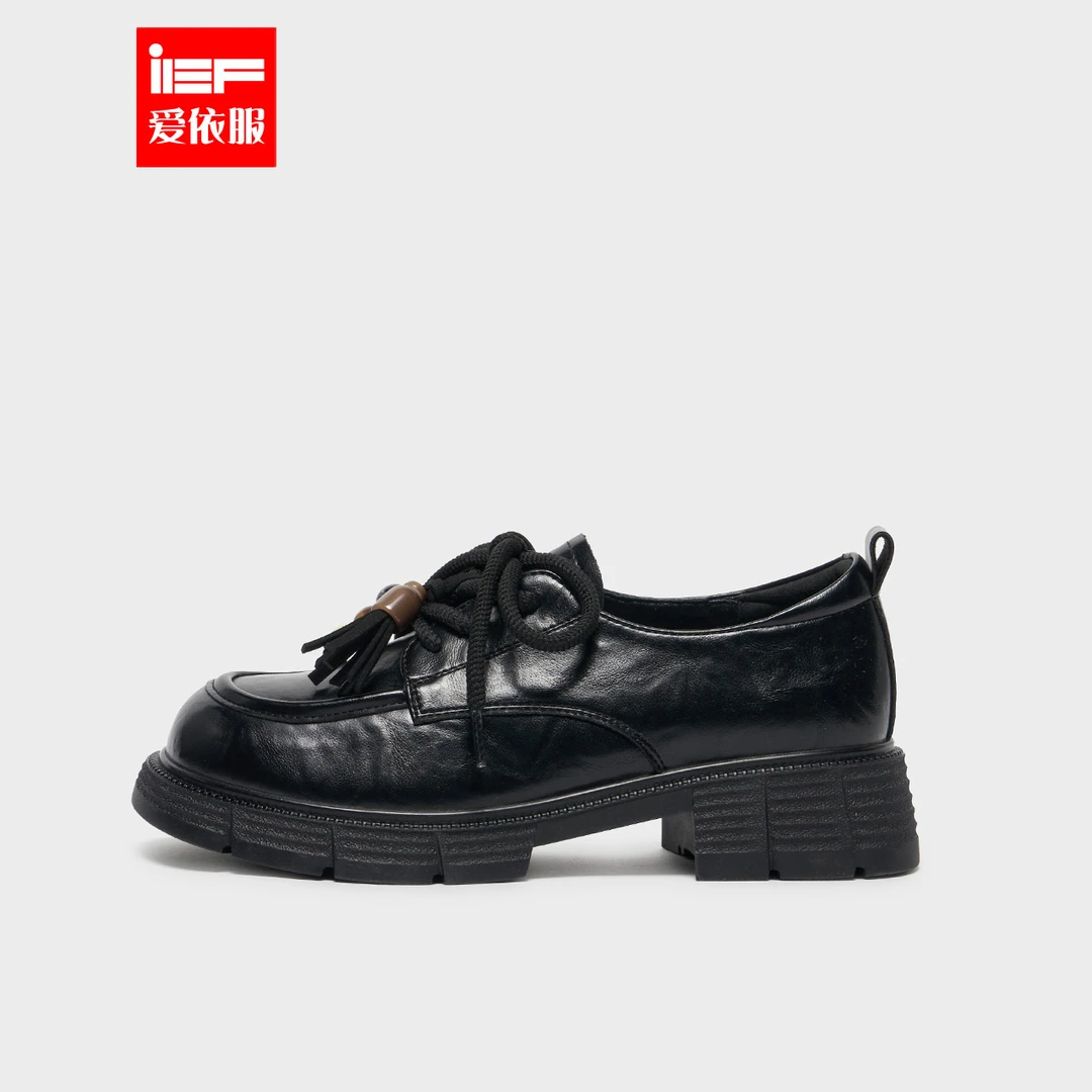 IEF/爱依服2025新款秋季女圆头平底牛津鞋6818-2610-