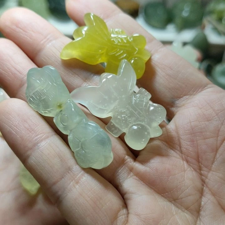 岫玉挂坠款式未镶嵌皑**莉