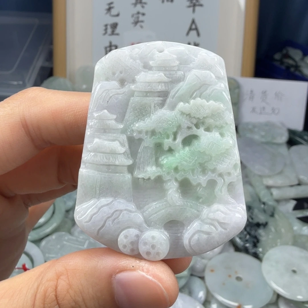 颈饰未镶嵌翡翠翡翠