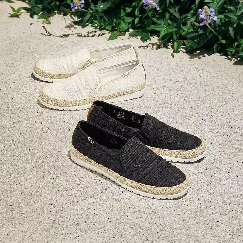 斯凯奇秋冬新款一脚蹬休闲鞋女简约舒适渔夫鞋平底鞋113237