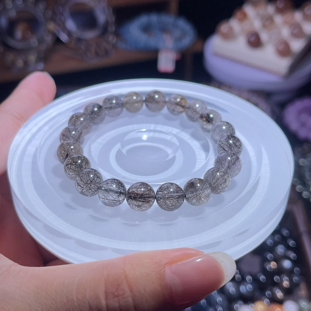 水晶手链未镶嵌黑发晶