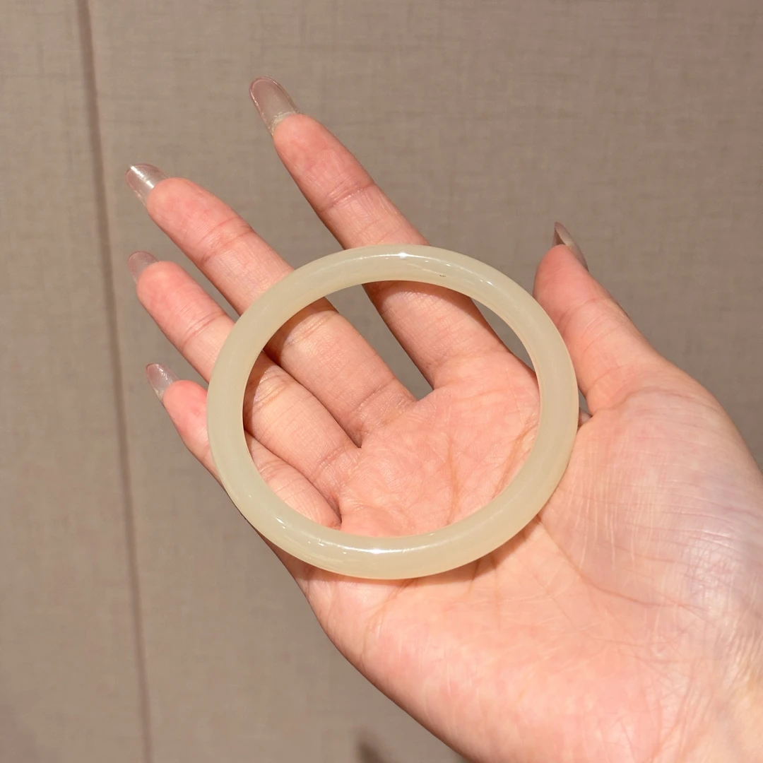 铜合金玻璃手镯 绿色古风气质时尚手镯Y162