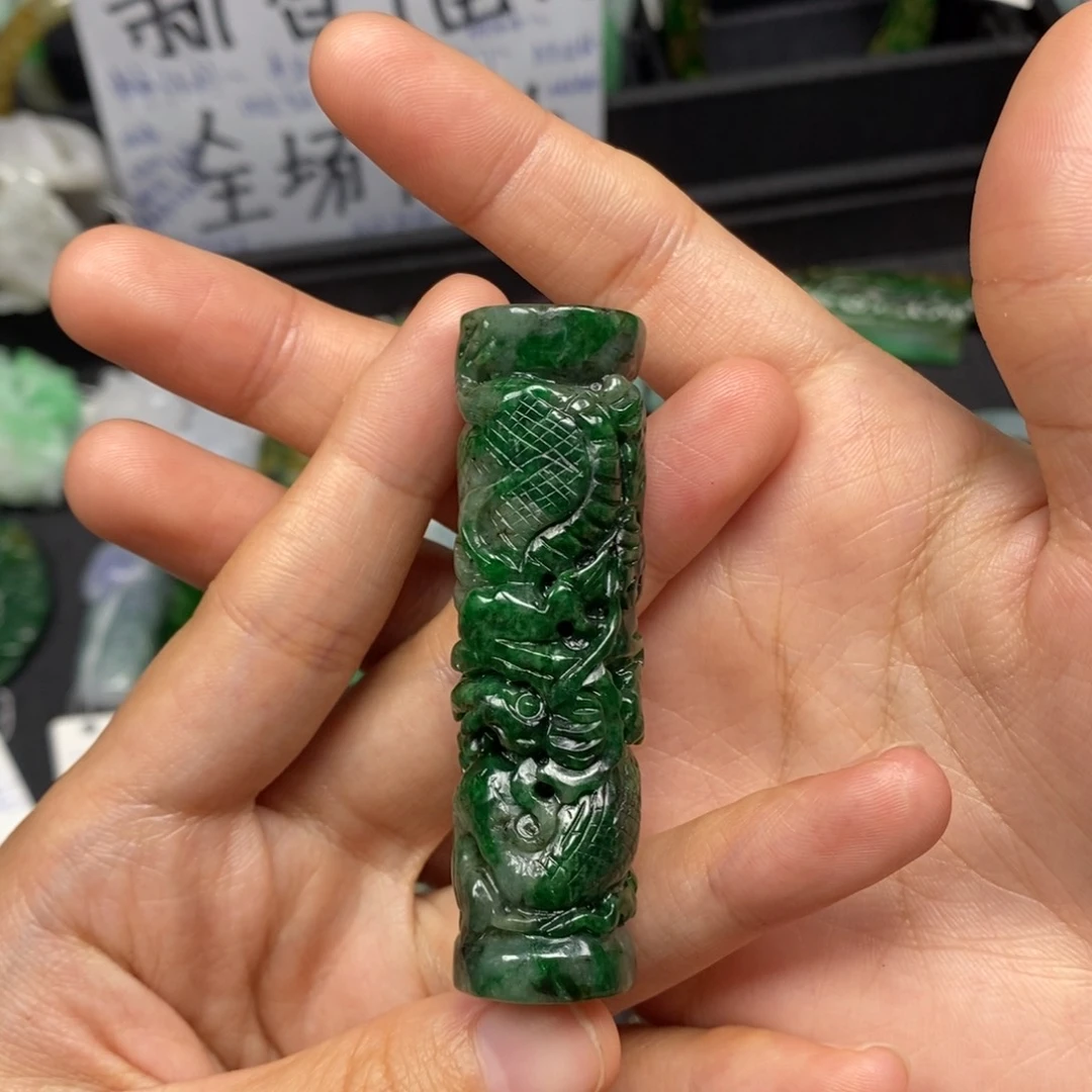 翡翠项链未镶嵌柱子 31号