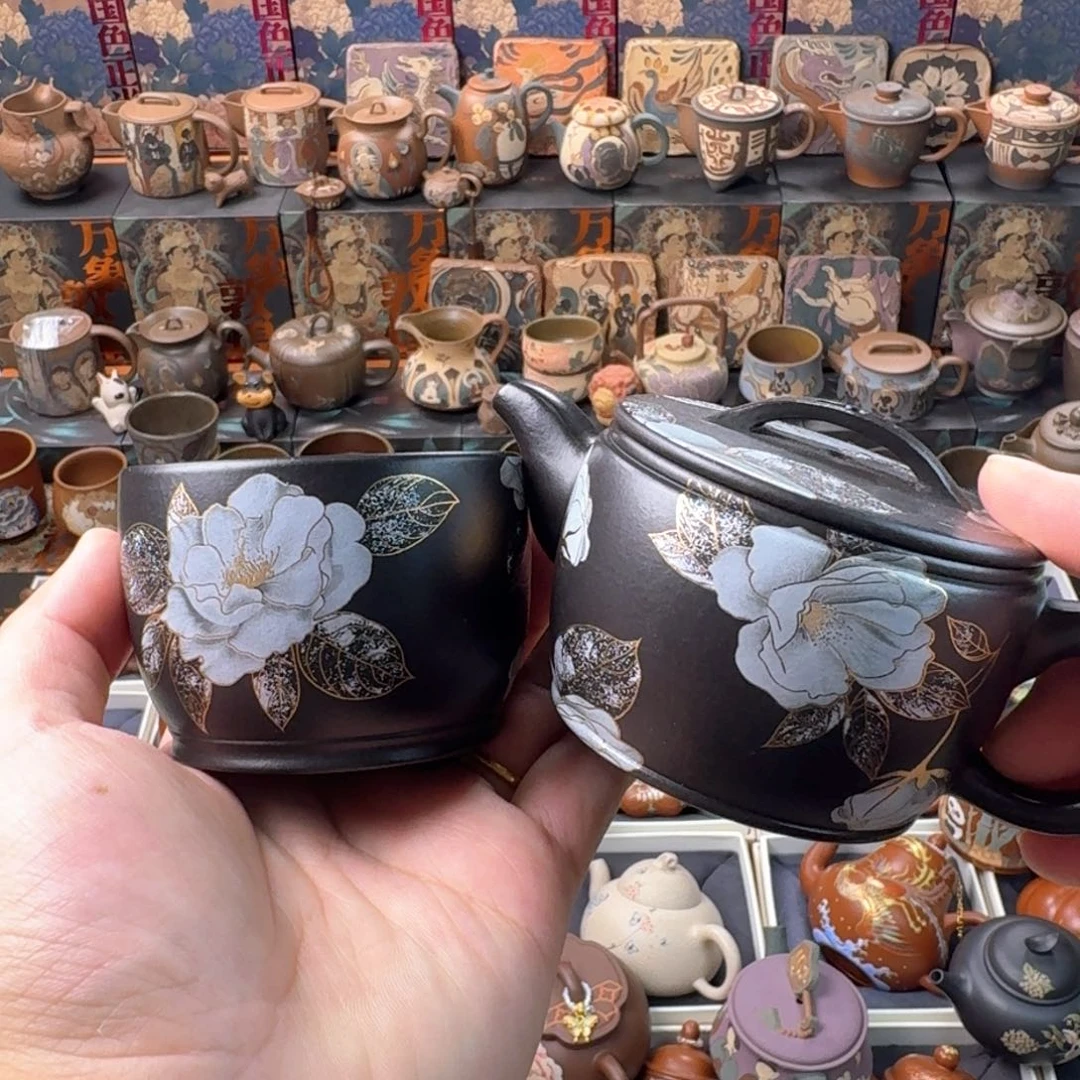 茶壶紫砂150cc一壶一杯