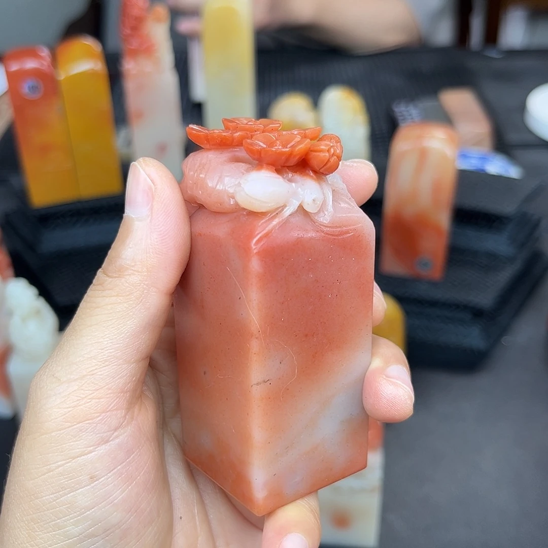 寿山石柴*白我们一起看电视的