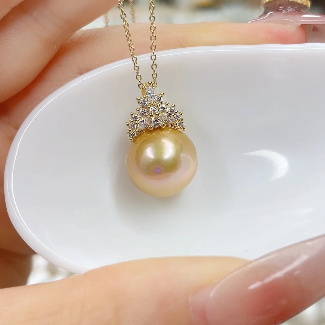 淡水珍珠未镶嵌吊坠(赠链)