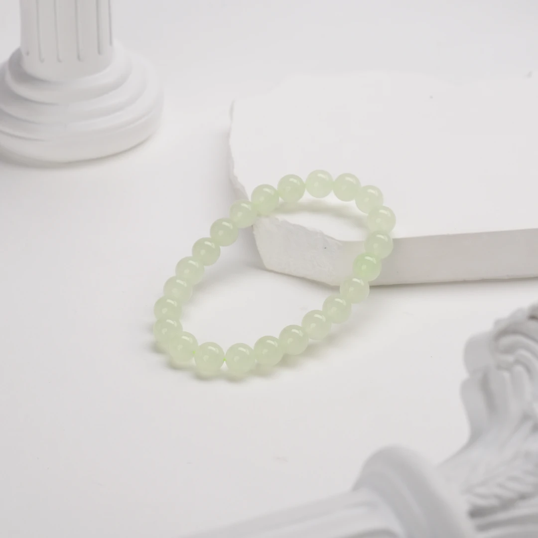 【普陀山欢喜】 和田玉单圈手串（发货多样性一件）J10938