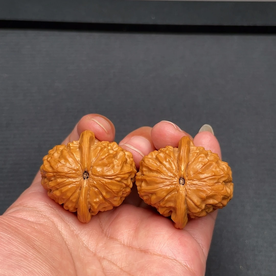 把件猴头核桃36×37精修打底石门元宝XM3288