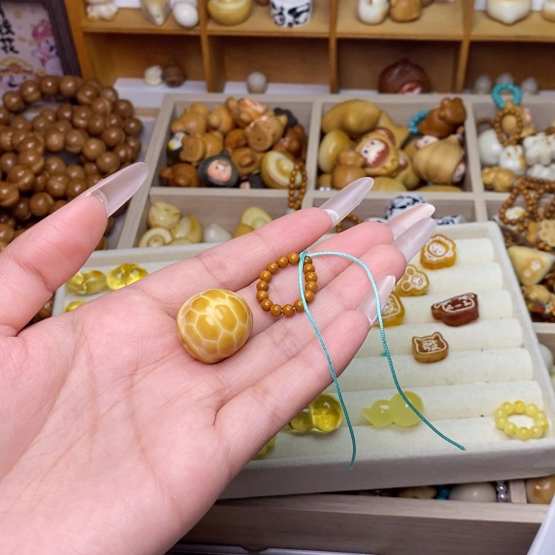 吊坠猴头核桃富甲木跑环