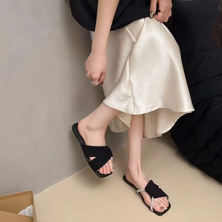 A.Li 2025 夏季新款百搭时尚半拖