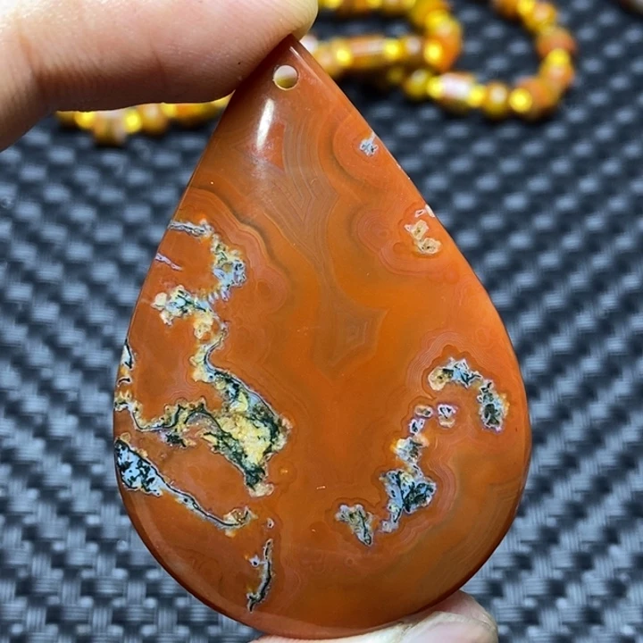 玛瑙/玉髓颈饰未镶嵌爱***灯