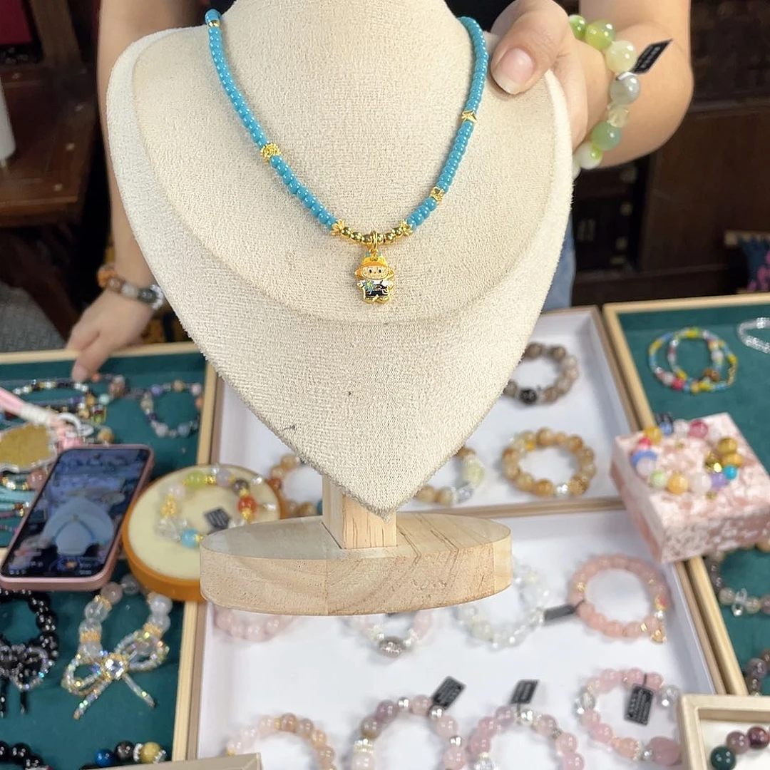 水晶手链银S925镀金镶嵌