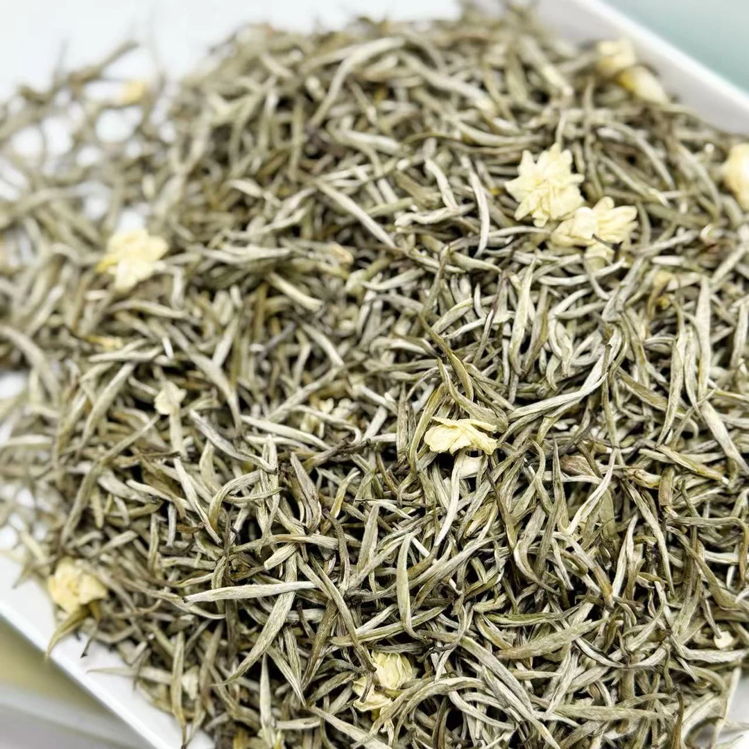 （茉莉蓝妃）特级浓香型茉莉花茶广西横县伏花六窨一炒嫩芽耐泡