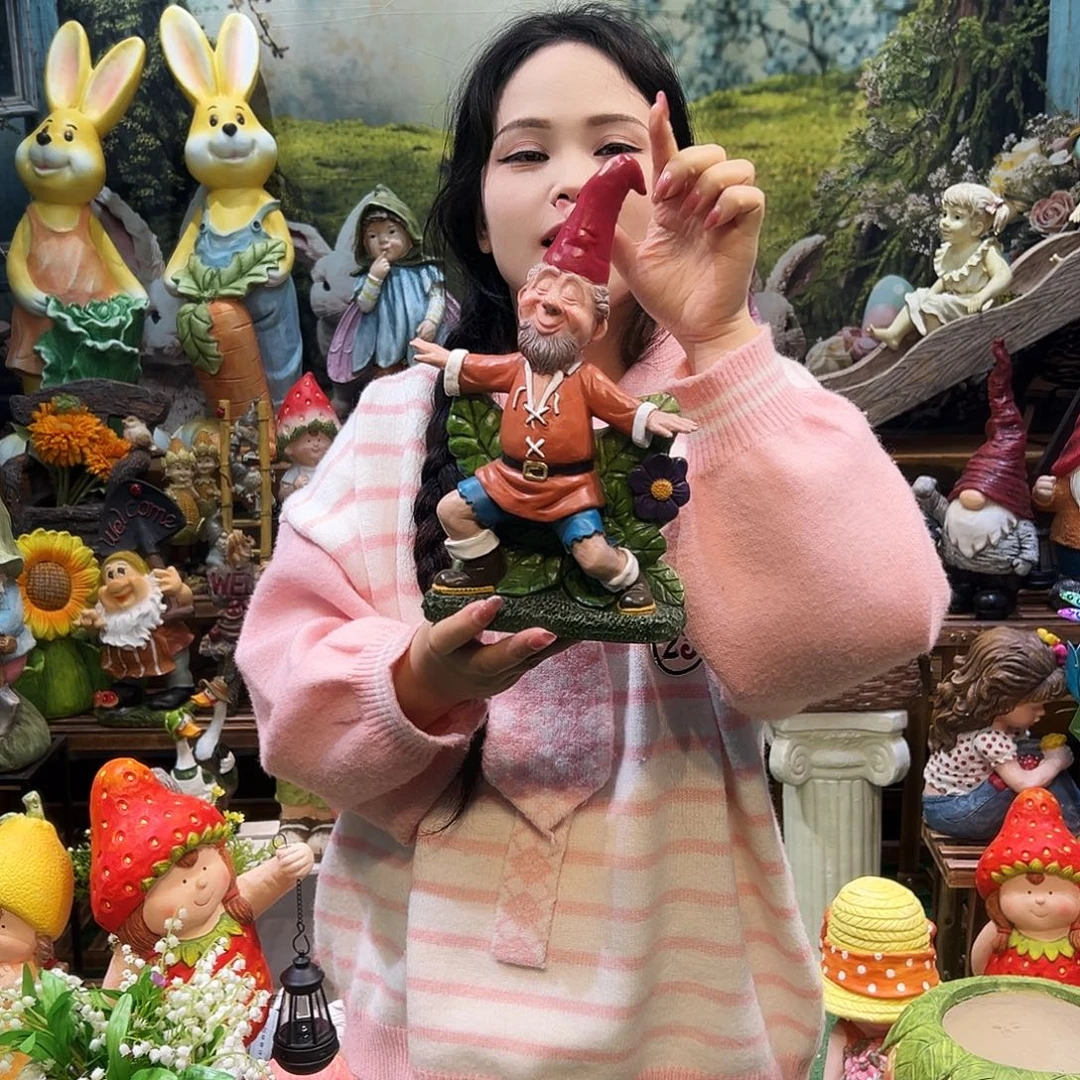 花园摆件红红火火